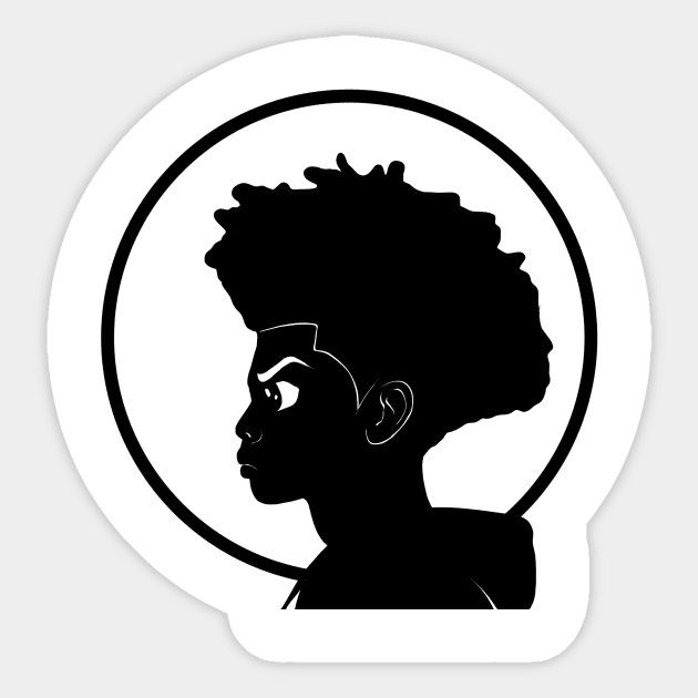 Silhouette Boondock Sticker by CazzyShop